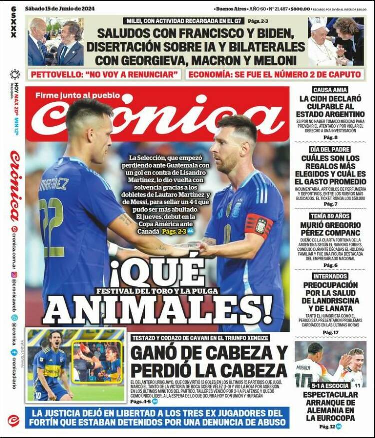 Portada de La Voz del Chaco (Argentina)