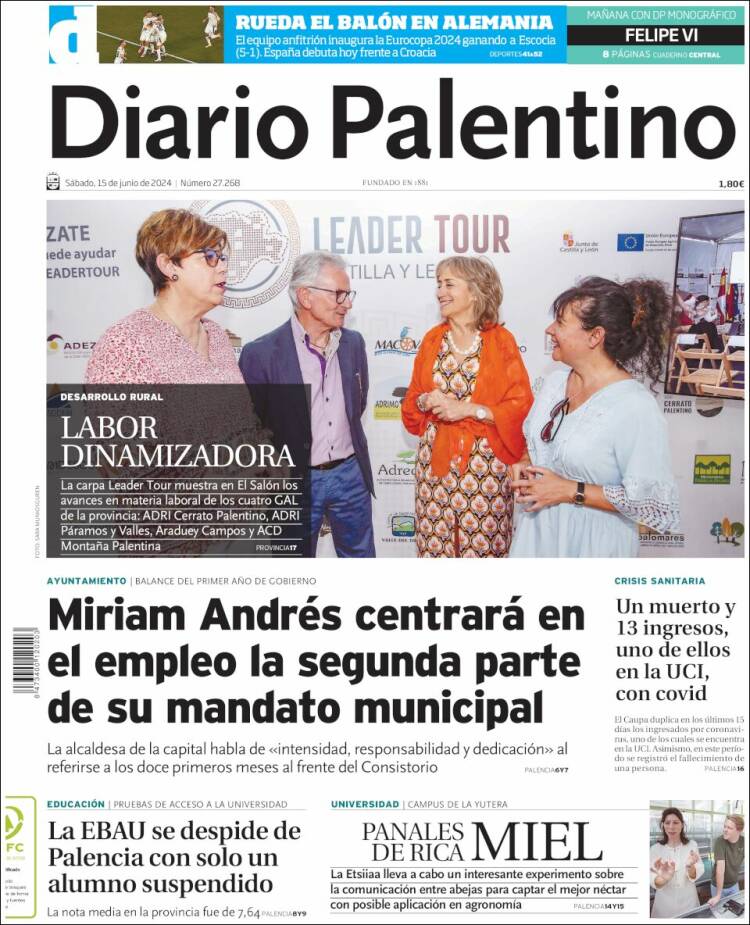 Portada de Diario Palentino (España)