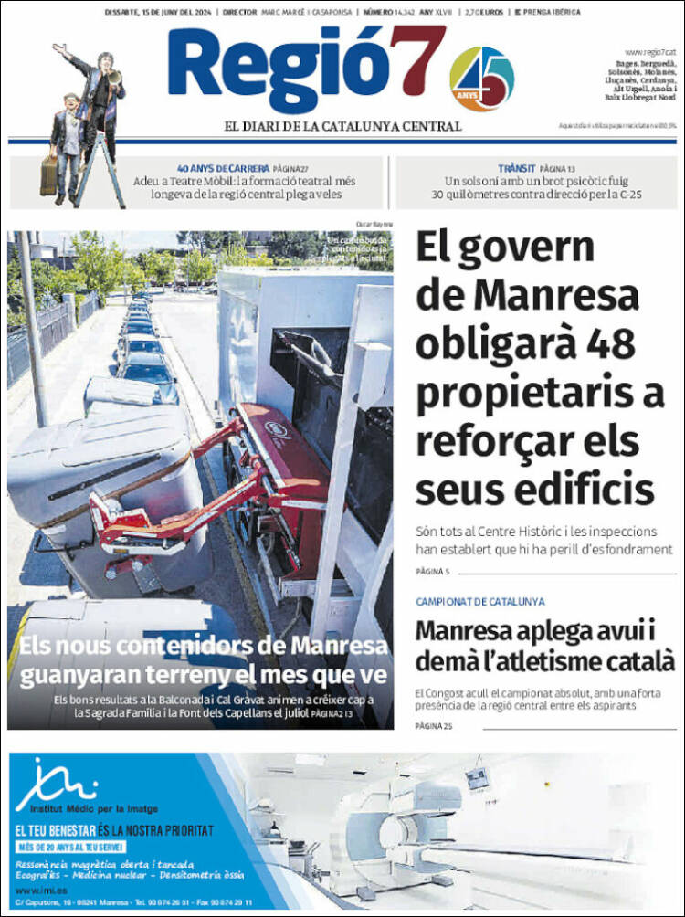 Portada de Regio7 (España)
