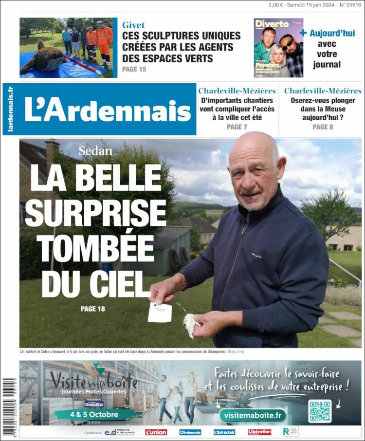 Portada de L'Ardenais (Francia)
