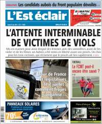 Portada de L'Est Eclair (Francia)