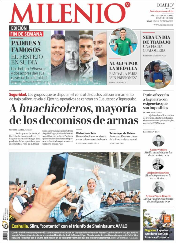 Portada de Milenio de Hidalgo (M&eacute;xico)