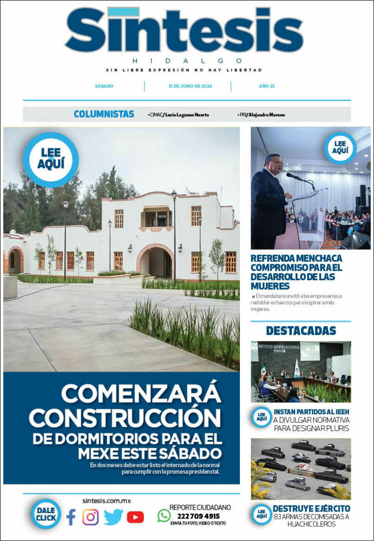 Portada de Sistesis - Hidalgo (M&eacute;xico)