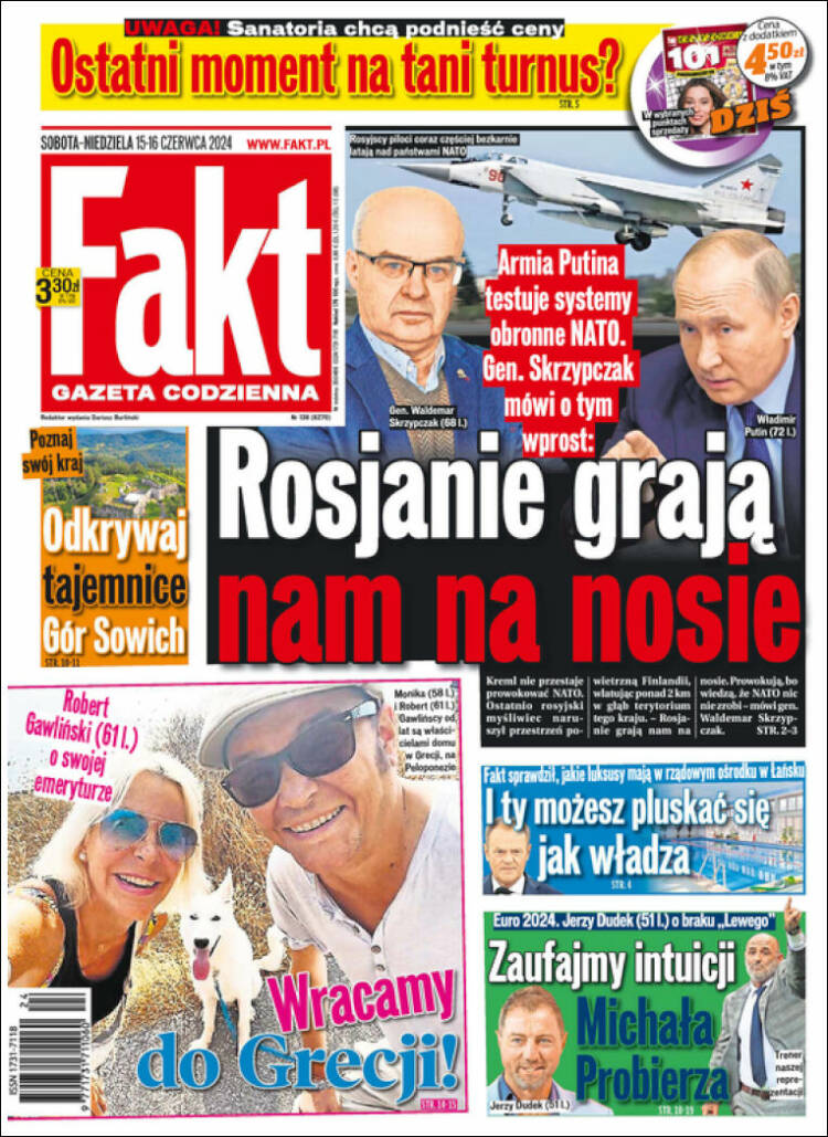 Portada de Fakt (Polonia)