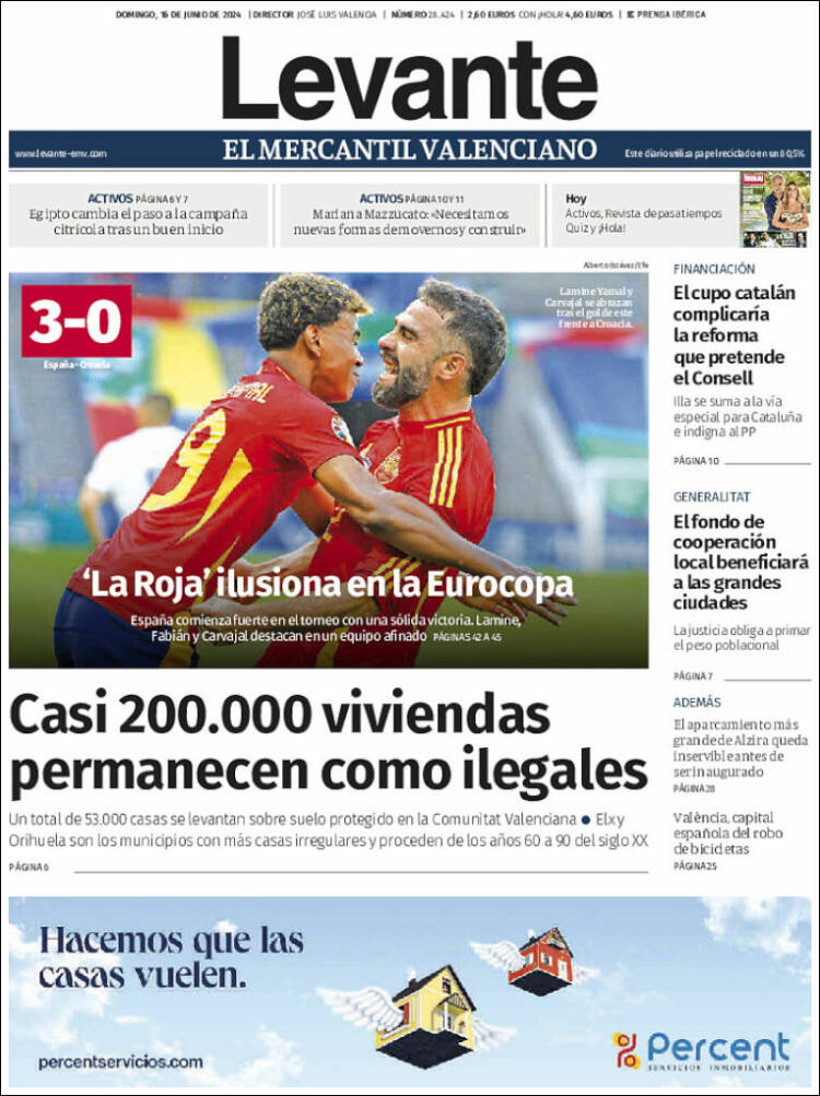 Portada de Levante (España)
