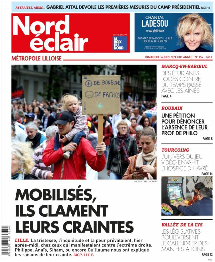 Portada de Nord Éclair (Francia)