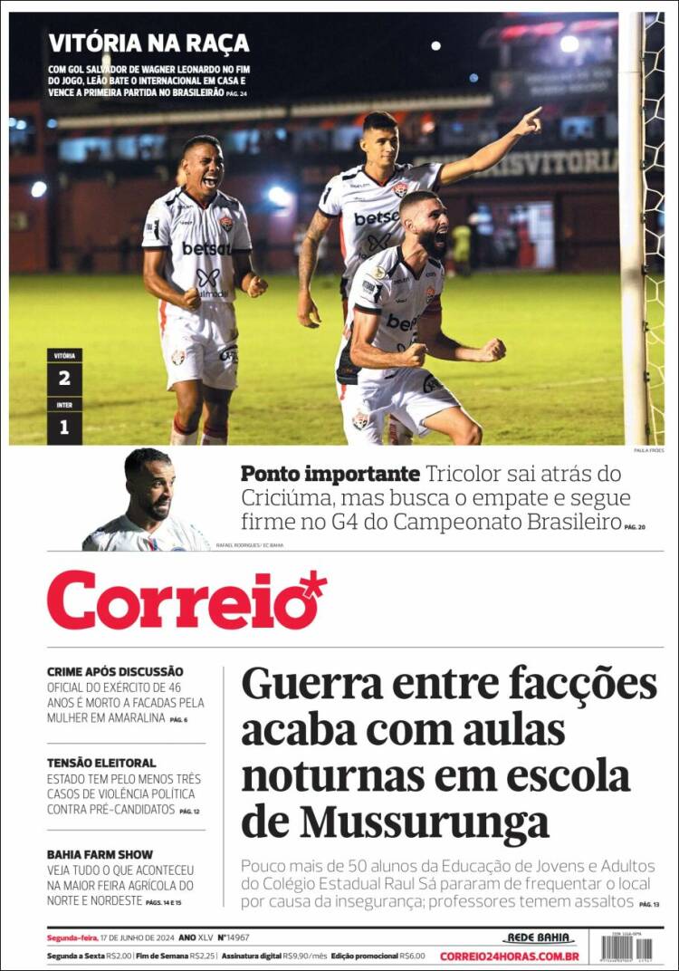 Portada de Correio* (Brasil)