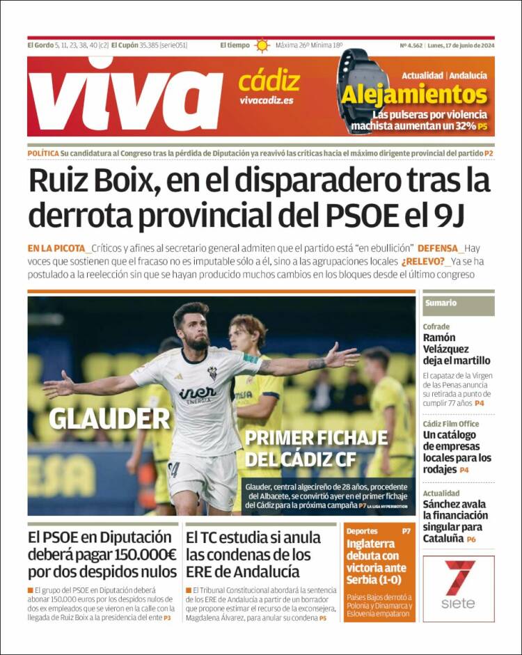 Portada de Información - Cadiz (España)