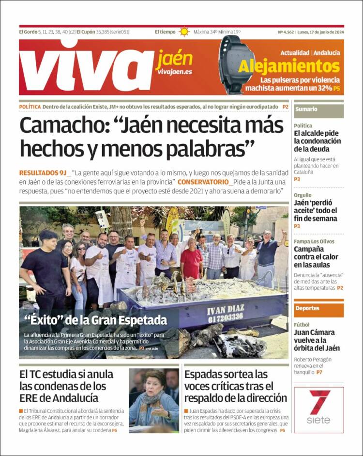 Portada de Viva Jaén (España)