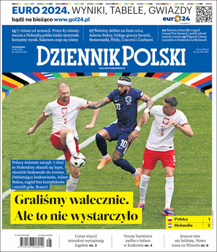 Portada de Dziennik (Polonia)