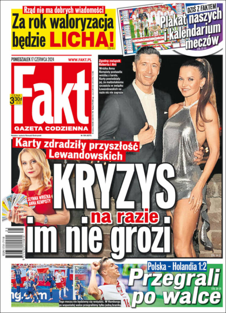 Portada de Fakt (Polonia)