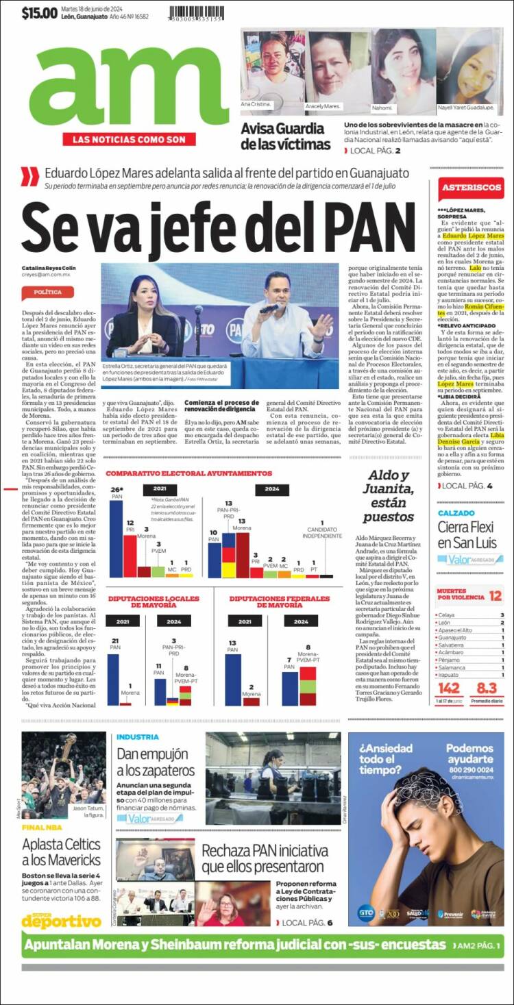 Portada de Al Día A.M. (M&eacute;xico)