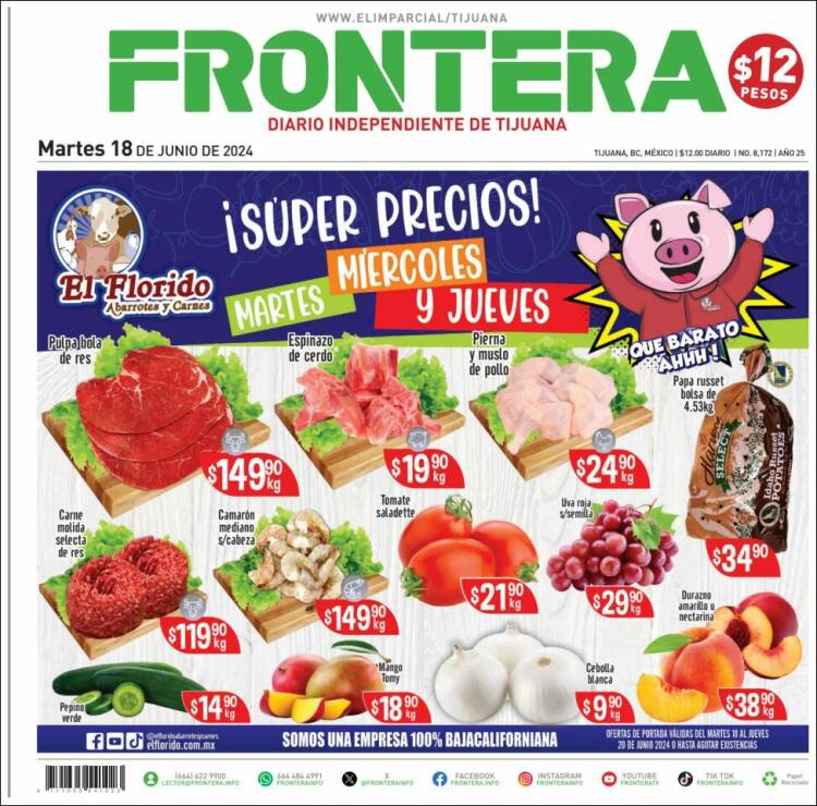 Portada de Frontera (M&eacute;xico)