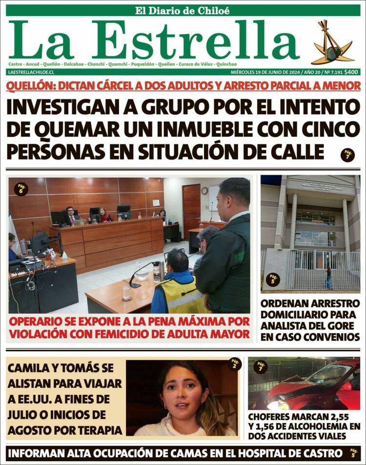 Portada de Estrella de Chiloé (Chile)