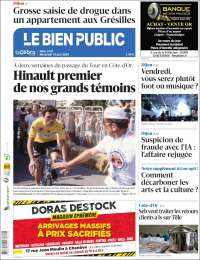 Portada de Le Bien Public (Francia)
