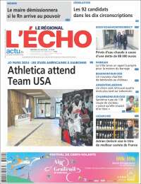 Portada de L'Echo de la Haute-Vienne (Francia)
