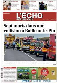 Portada de L'Echo Républicain (Francia)