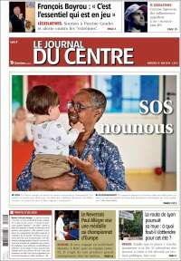 Portada de Le Journal du Centre (Francia)