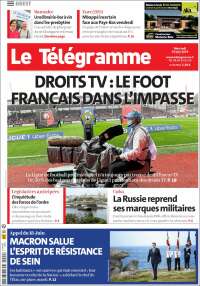Portada de Télégramme (Francia)