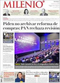 Portada de Milenio de León (M&eacute;xico)