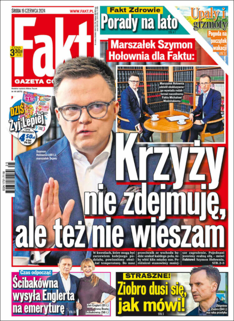 Portada de Fakt (Polonia)