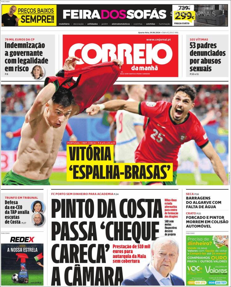 Portada de Correio da Manhã (Portugal)