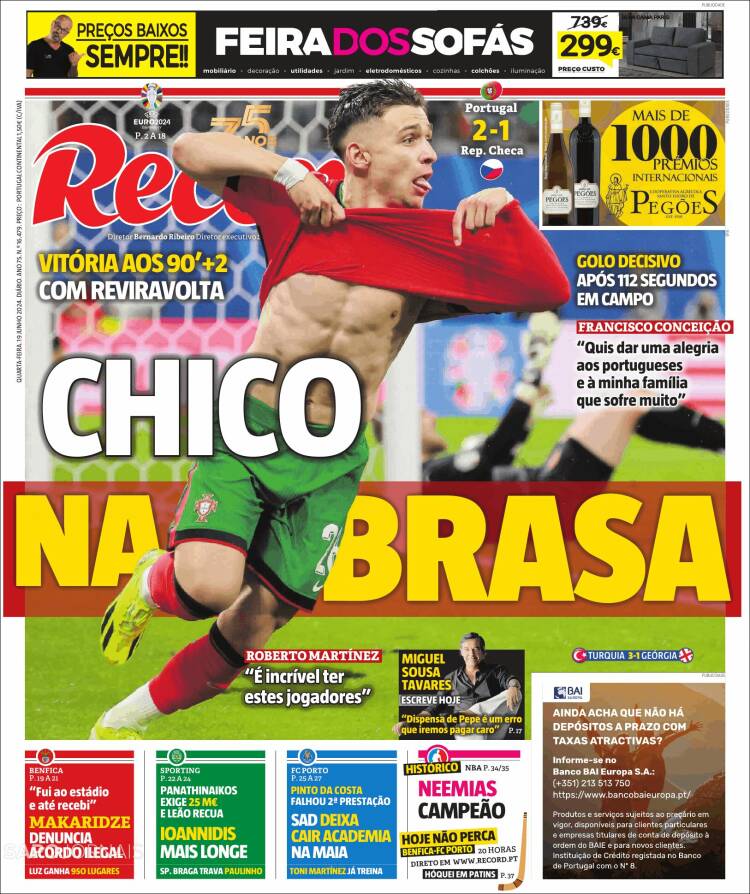 Portada de Record (Portugal)