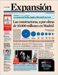 Portada de Expansión (España)