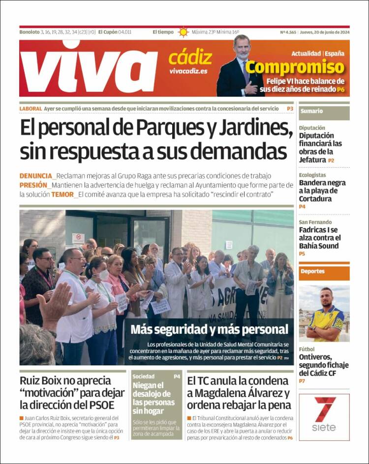 Portada de Información - Cadiz (España)