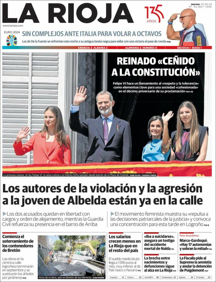Portada de La Rioja (España)