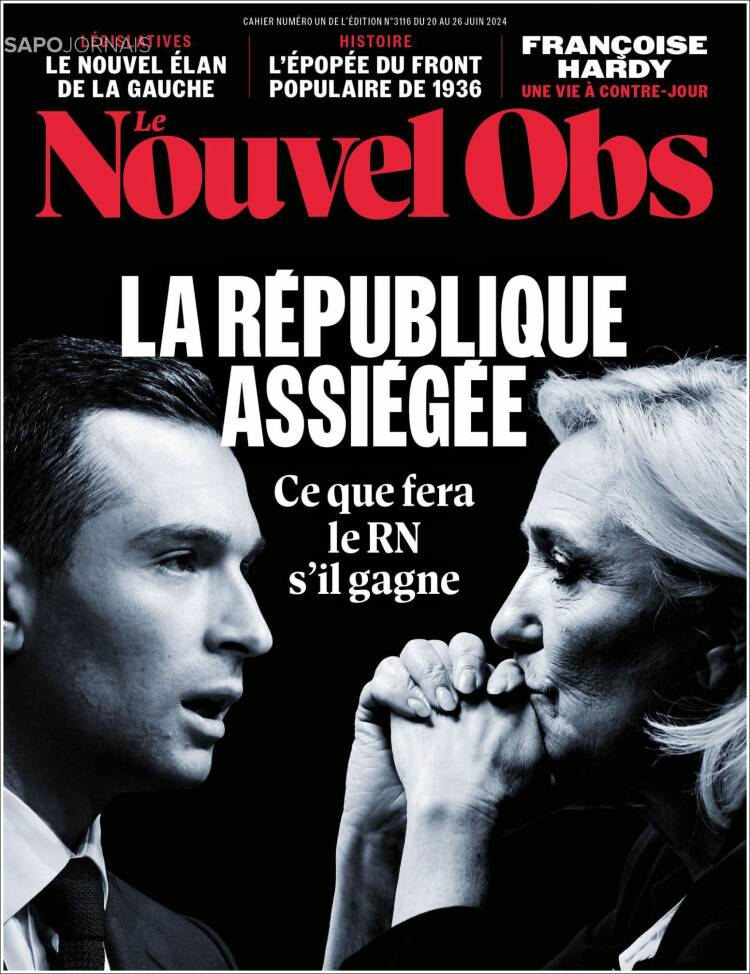 Portada de Le Nouvel Observateur (Francia)