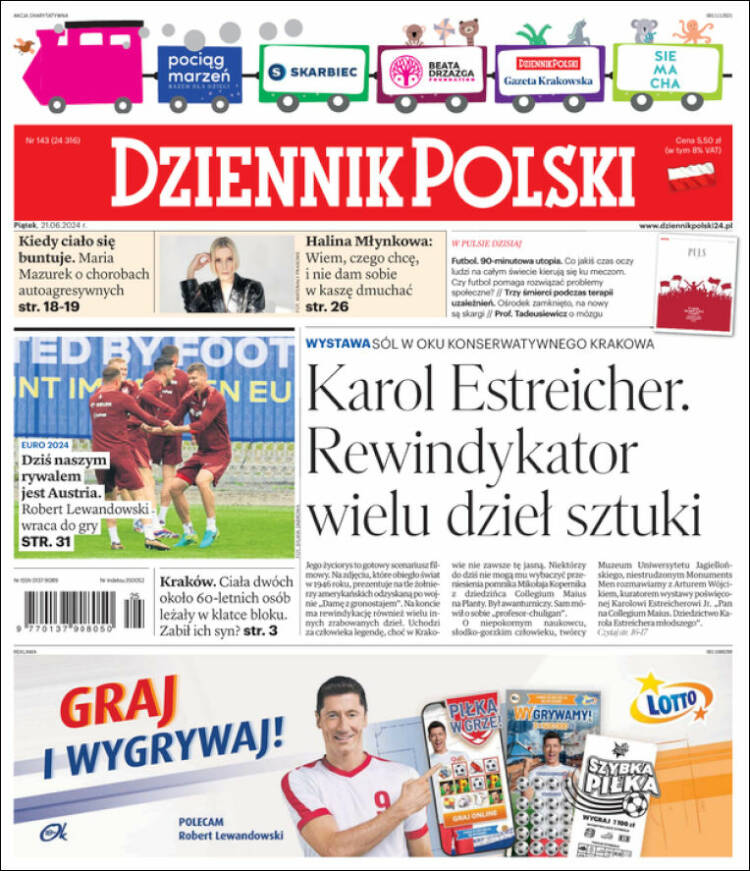 Portada de Dziennik (Polonia)