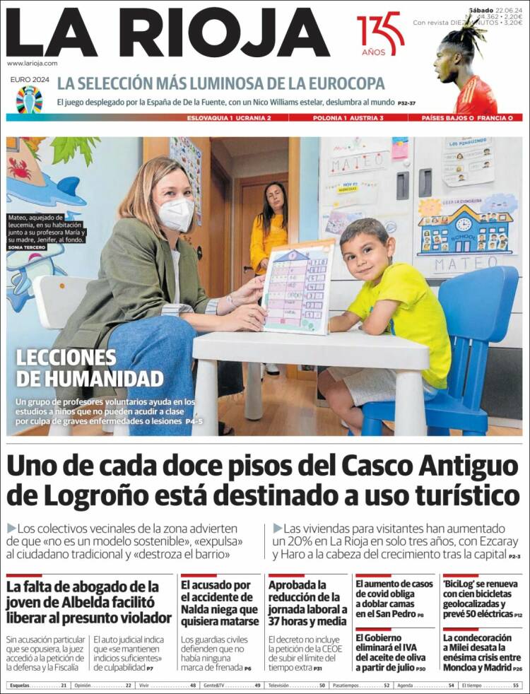 Portada de La Rioja (España)