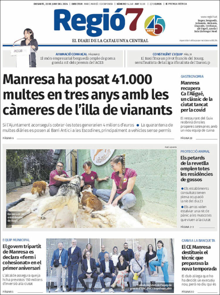 Portada de Regio7 (España)