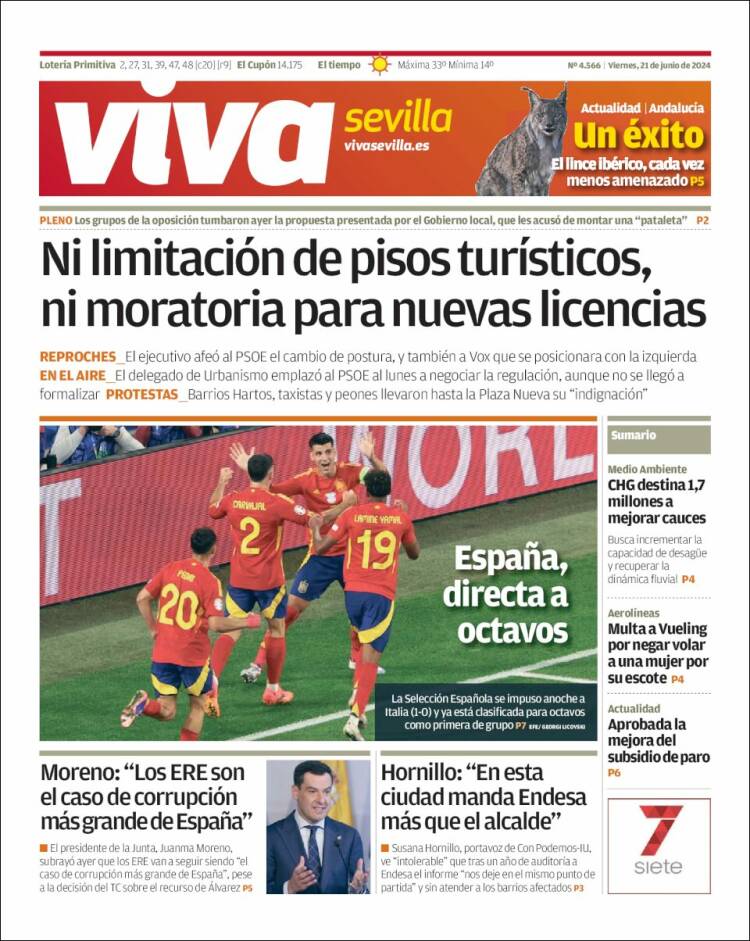 Portada de Viva Sevilla (España)