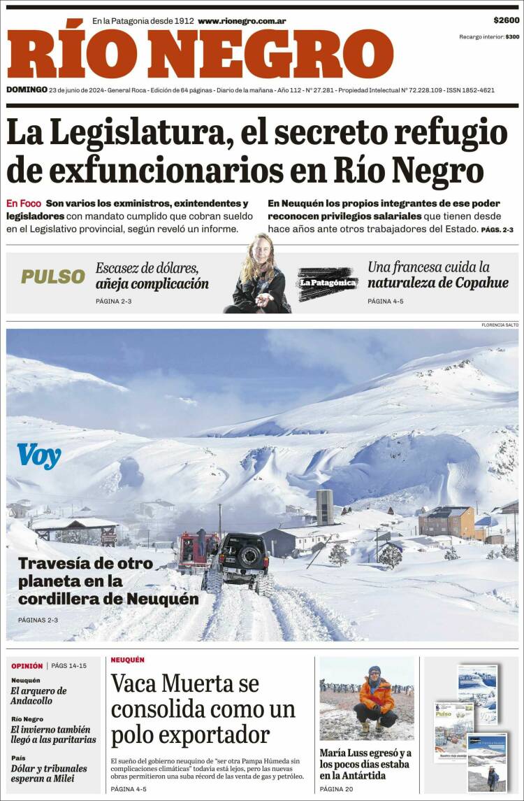 Portada de Rio Negro (Argentina)