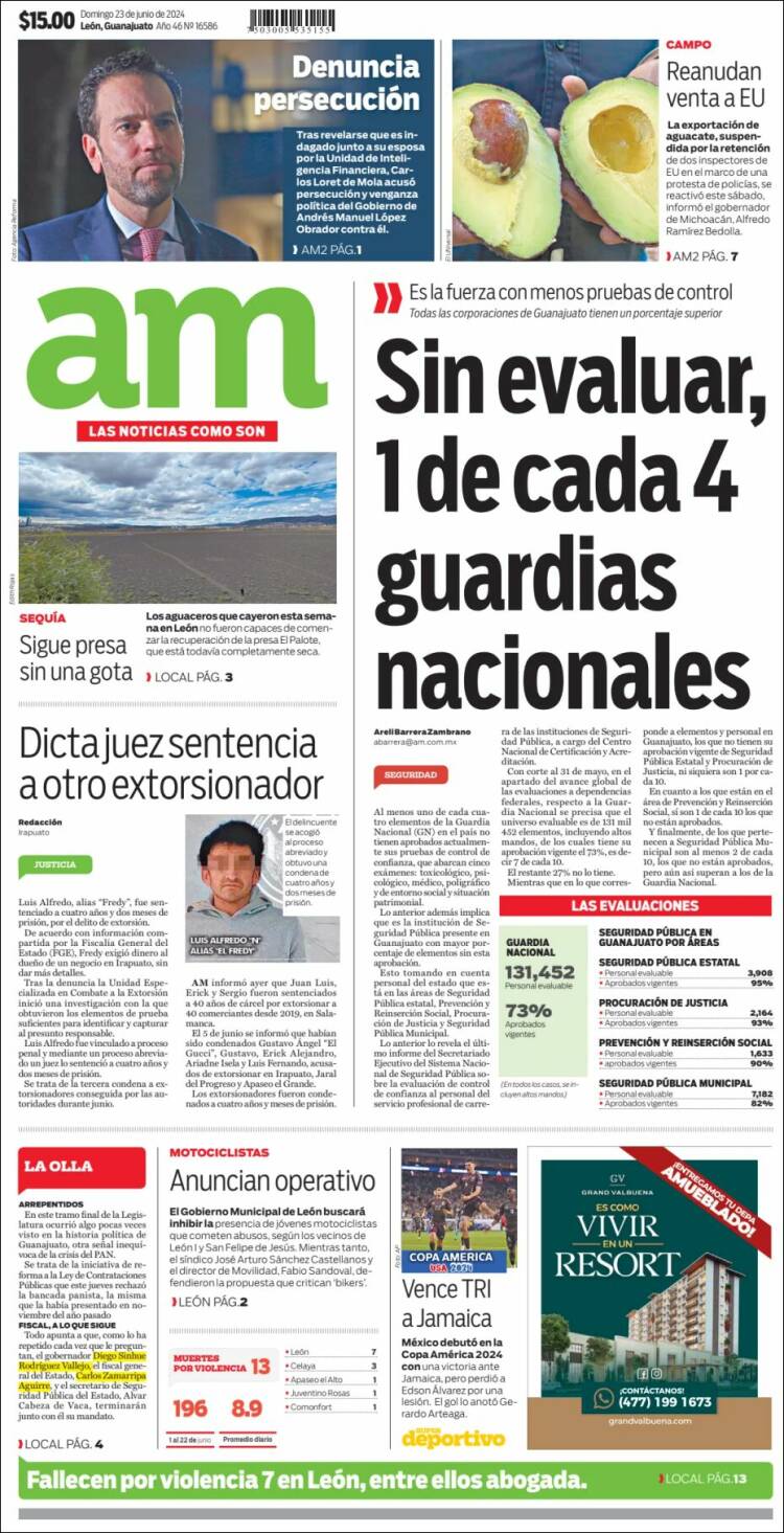 Portada de Al Día A.M. (M&eacute;xico)