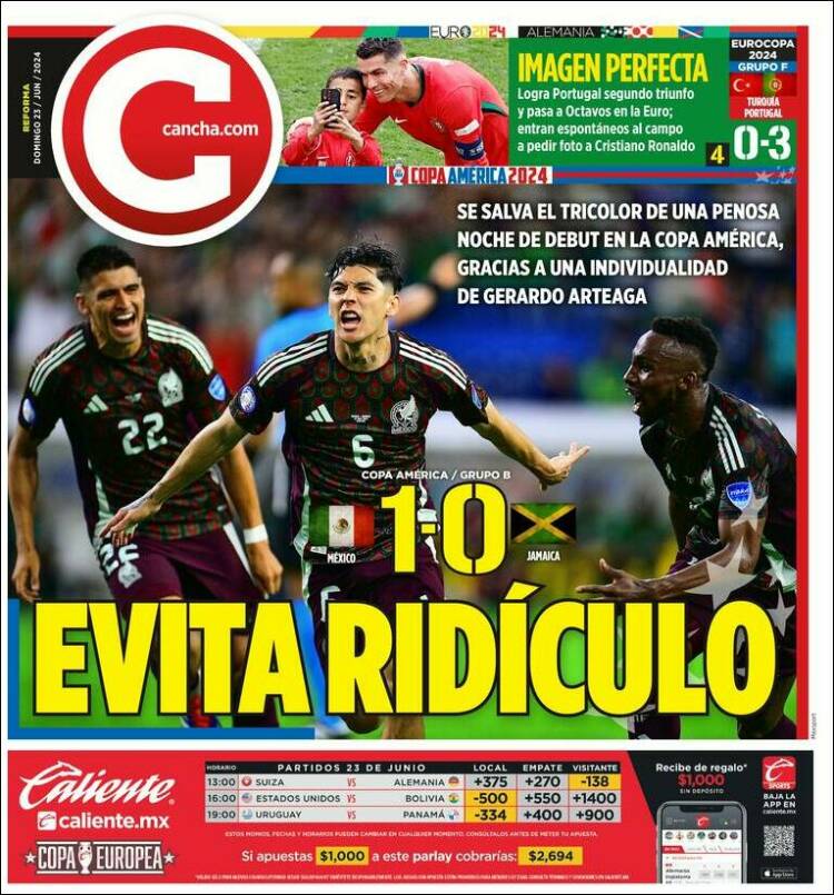 Portada de Cancha (M&eacute;xico)