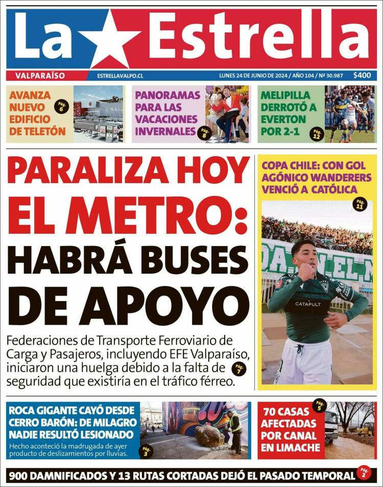 Portada de Estrella de Valparaiso (Chile)