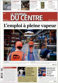 Portada de Le Journal du Centre (Francia)