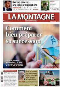 Portada de La Montagne (Francia)