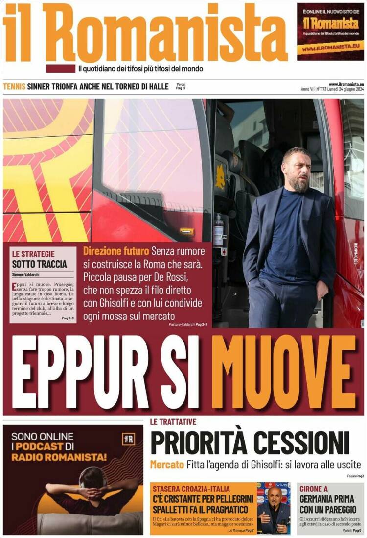 Portada de Romanista (Italia)