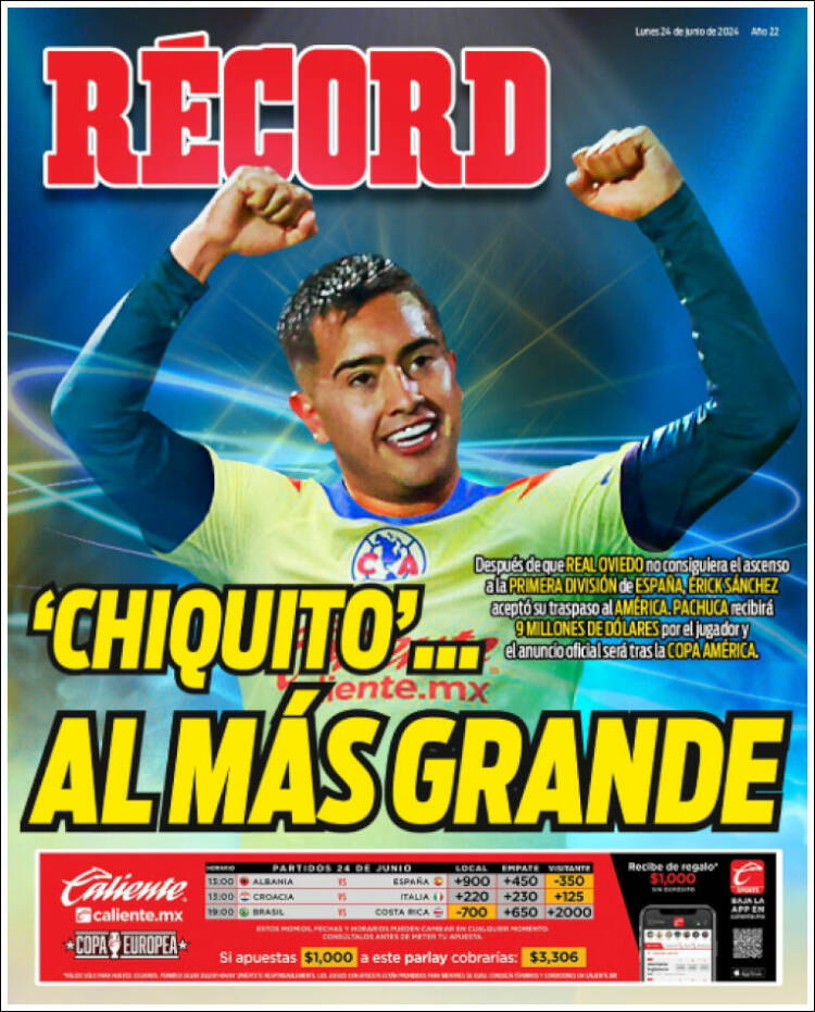 Portada de Record (México)