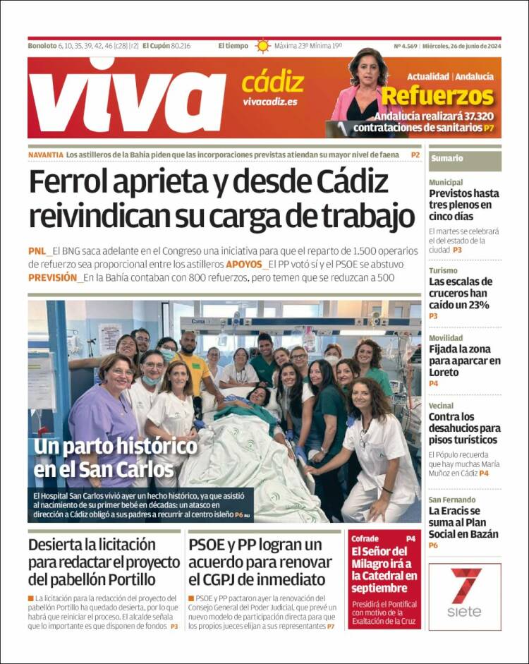 Portada de Información - Cadiz (España)