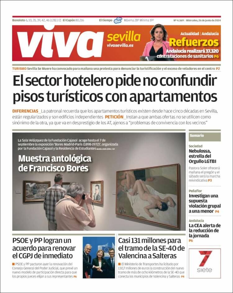 Portada de Viva Sevilla (España)