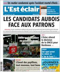 Portada de L'Est Eclair (Francia)