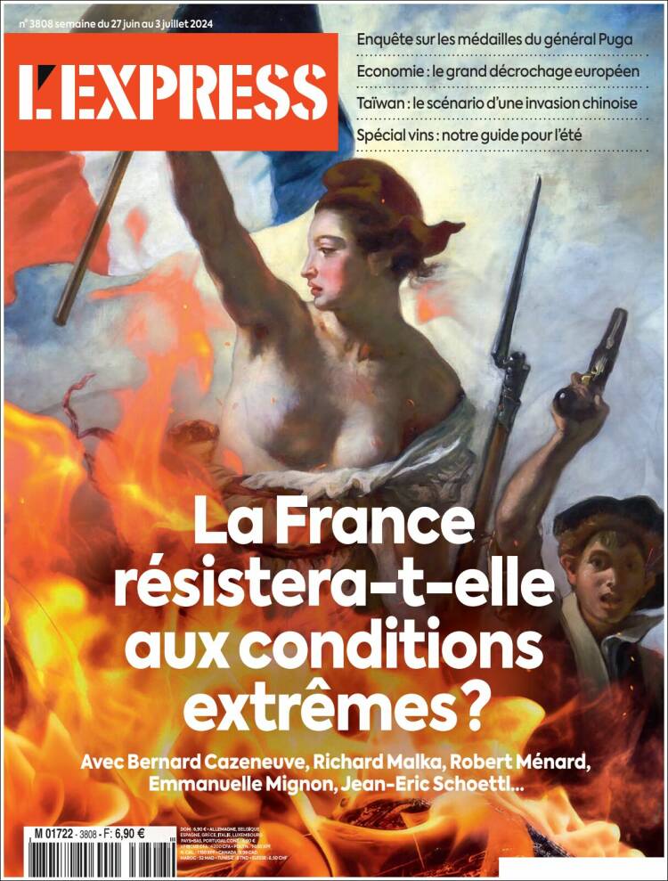 Portada de L'Express (Francia)