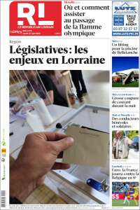 Portada de Le Republicain Lorrain (Francia)