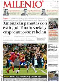 Portada de Milenio de León (M&eacute;xico)