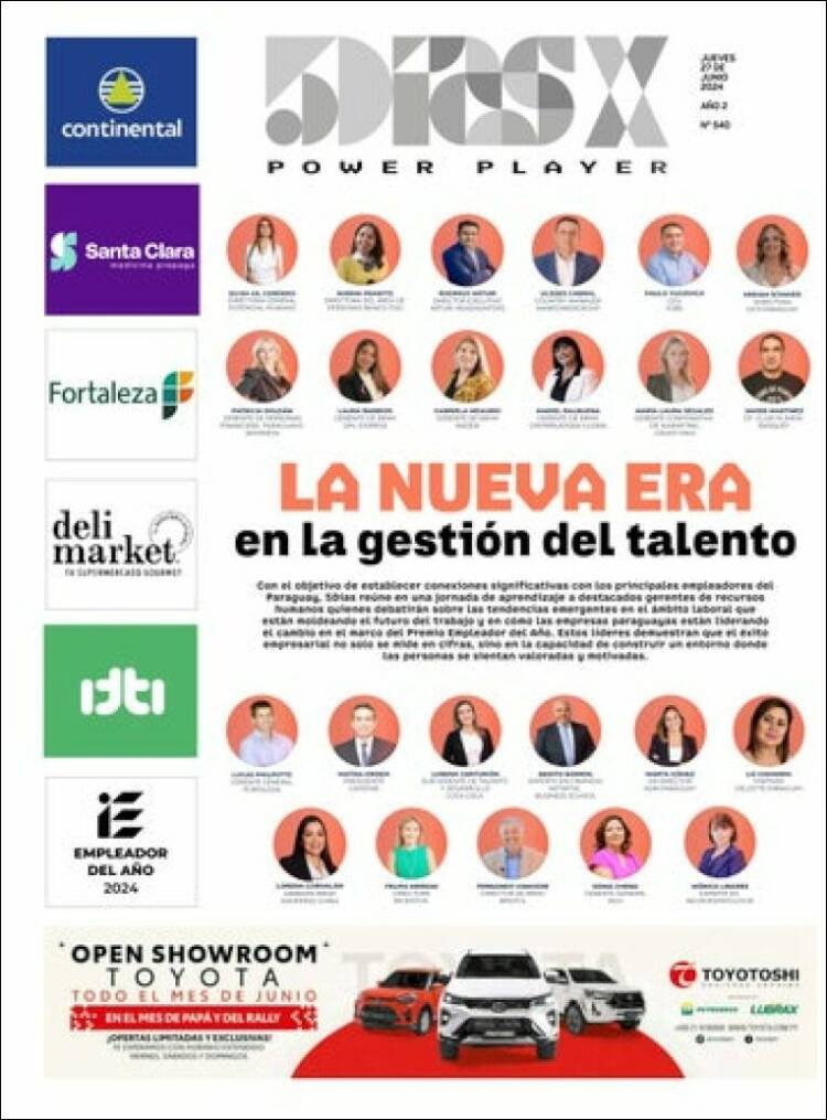 Portada de 5 Días (Paraguay)